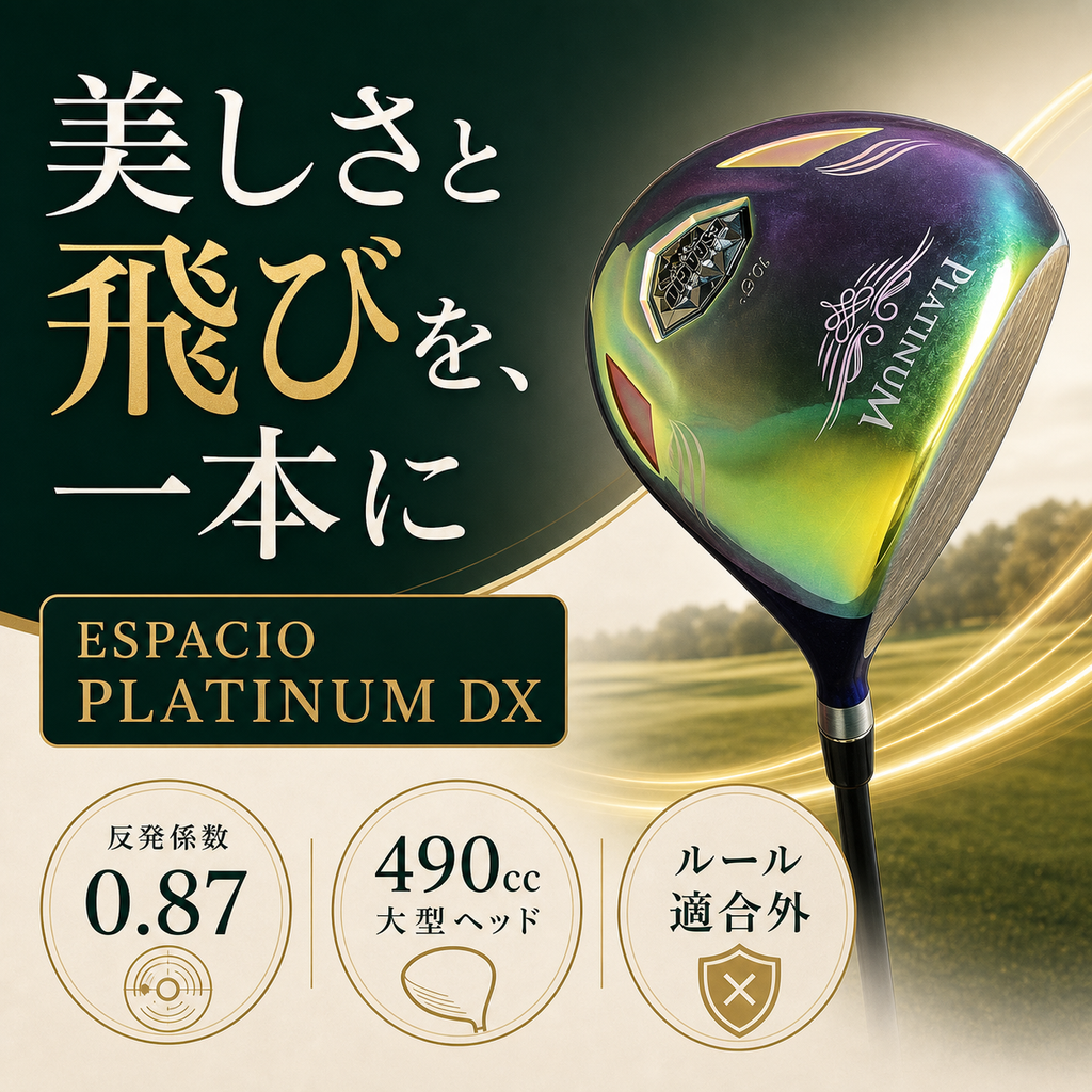 ESPACIO 高反発ドライバー 極・高反発ドライバー】ESPACIO PLATINUM DX 純正オリジナルシャフト